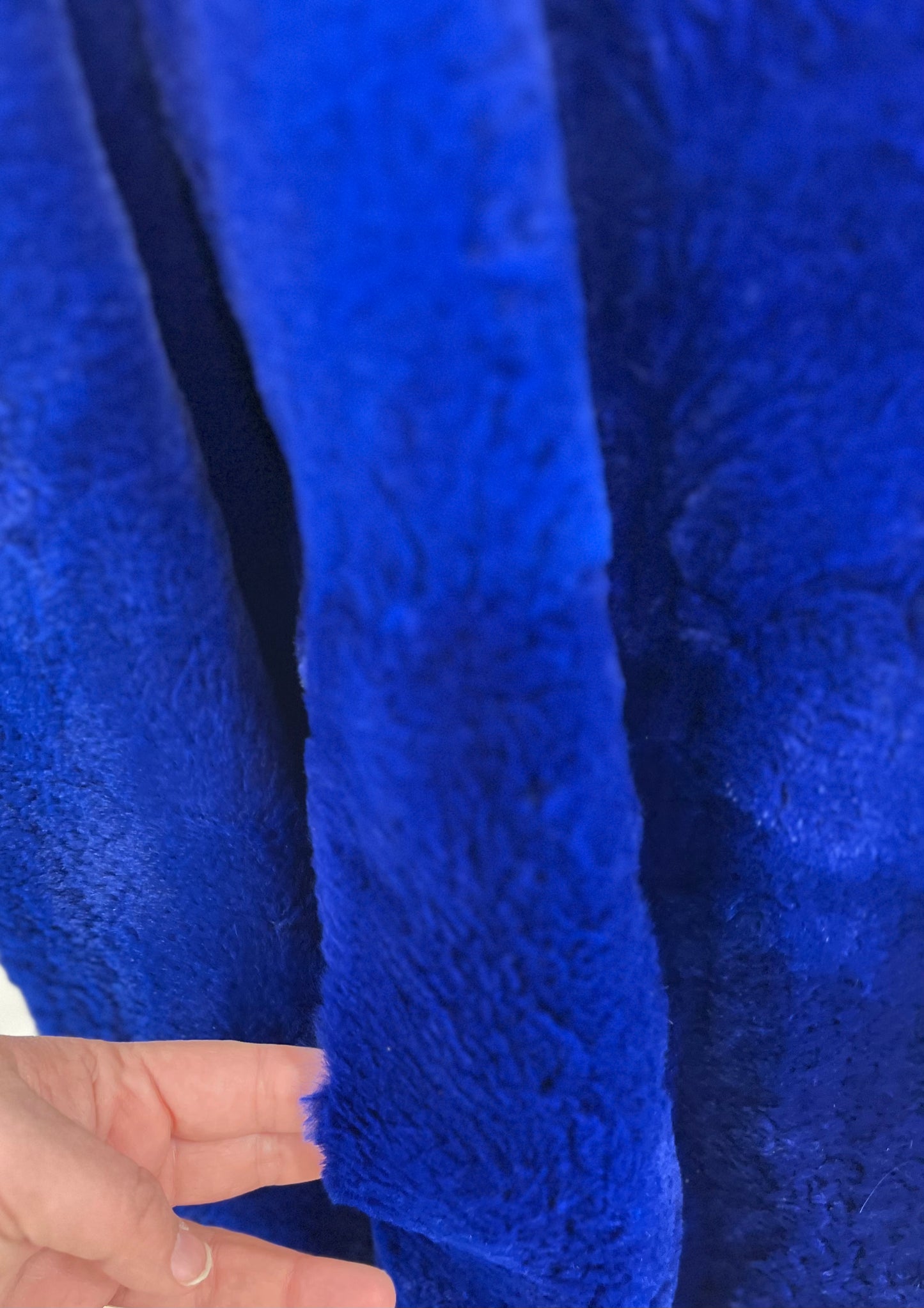 Vintage 70s Ultra Rare Blue Sheared Beaver Rockstar Coat