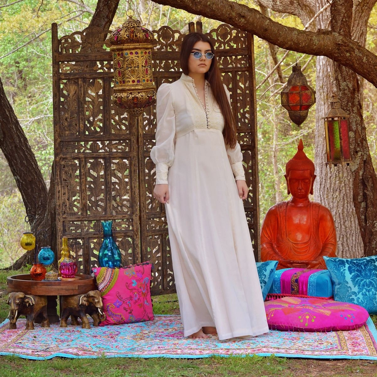 gauzy maxi dress SUMMER SPOILER Minimal effort, maximum style. This effortless look is brought to you by the Customization 1 Sol Angeles Gauzy Maxi Dress and is definitely our summer go-to.,