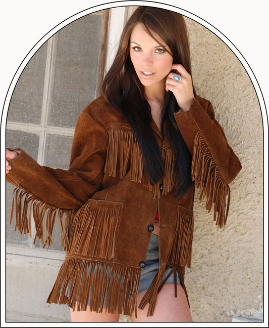 Vintage Vibes: The Ultimate 60s Fringe Woodstock Jacket for Free Spirits of Today