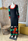Giorgio di Sant'Angelo Biplane Knit Vintage 70s Maxi Dress S/M
