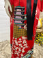 Vintage 80s Asian Floral Print Rickshaw Wrap Cherry Blossom Kimono Duster