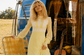 Vintage 70s Empire Lace Gunne Sax Style Yellow Maxi Dress XS