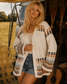 Vintage 70s Bohemian Tribal Cardigan Sweater Jacket L
