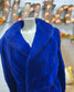 Vintage 70s Ultra Rare Blue Sheared Beaver Rockstar Coat