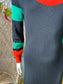 Giorgio di Sant'Angelo Biplane Knit Vintage 70s Maxi Dress S/M