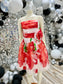 Vintage 70s 80s Oversized Floral Roses Cocktail Party Mini Dress S