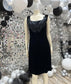 60s Oleg Cassini Couture Jacki O Style Mod Velvet Cocktail Dress