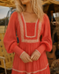 70s Gunne Sax Style Gauzy Jody T Lace Hippie Maxi Dress S
