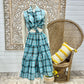 50s Rockmount Ranch Wear Western Plaid Rockabilly Vintage Top and Skirt
