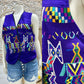 70s Mexican Ethnic Wool Colorful Vintage Embroidered Vest M