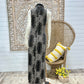 80s Vintage White Leopard Print Sexy Maxi Dress M/L
