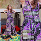 60s Jonny Herbert Fabulous Paisley Palazzo Jumpsuit S