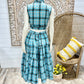 50s Rockmount Ranch Wear Western Plaid Rockabilly Vintage Top and Skirt