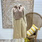 Vintage 70s Plaid Ascot Bow Tie Neck Earth Tone Mini Dress XXS