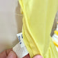 Vintage 70s Elegant Goddess Cottagecore Boho Yellow Maxi Cape Dress XS/S