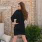 Vintage 80s Disco Electric Blue Metallic Ruched Mini Dress M