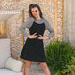 Vintage 70s Disco Silver Lurex Metallic Mini Party Dress S