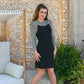 Vintage 70s Disco Silver Lurex Metallic Mini Party Dress S