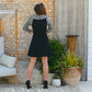 Vintage 70s Disco Silver Lurex Metallic Mini Party Dress S