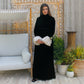 Vintage 60s Mod Designer Geoffrey Beene Black Velvet Evening Dress M