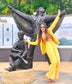 Rare Vintage 70s Condor California Canary Yellow Pantsuit S