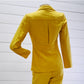 Rare Vintage 70s Condor California Canary Yellow Pantsuit S