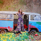 60s Jonny Herbert Fabulous Paisley Palazzo Jumpsuit S
