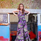 60s Jonny Herbert Fabulous Paisley Palazzo Jumpsuit S