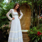 Vintage Powder Blue Dreamy Magical Gunne Sax Maxi Dress M