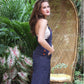 Vintage 70's Denim Orange Stitched Hippie Overalls Jumpsuit S