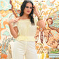 Vintage 70s Cream Lace Slinky Sexy Sheer Jumpsuit S/M