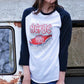 Vintage 90s AC/DC Rock Concert Baseball Tee T-Shirt M