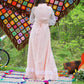 Vintage 70s Empire Cottage Core Gunne Sax Style Maxi Dress M